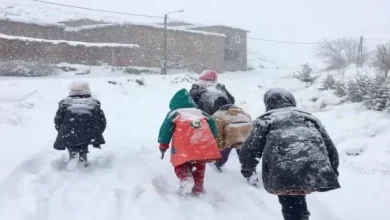 الحسيمة … تعليق الدراسة بسبب سوء الأحوال الجوية